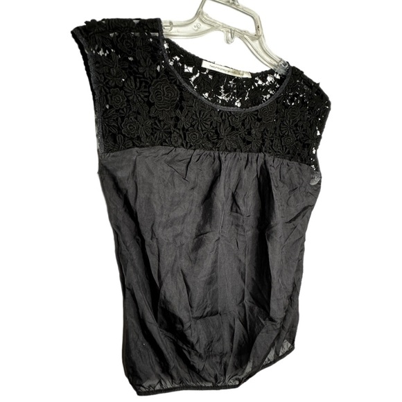 Twelfth‎ Street by Cynthia Vincent Black Silk Top - Picture 3 of 6